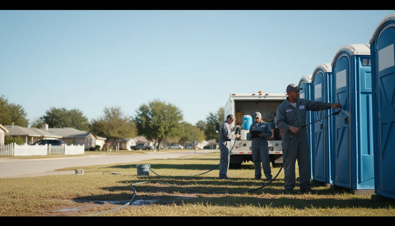 Long-Term Portable Toilet Rental in Bronwood, GA near me